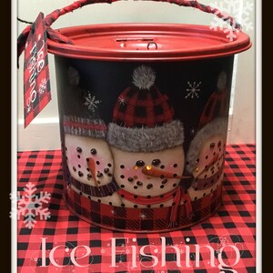 Ice Fishing digital pattern