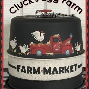 Cluck&#39;s Egg Farm digital pattern