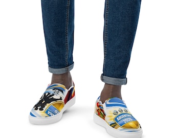 Argentina World Cup Men’s slip-on canvas shoes