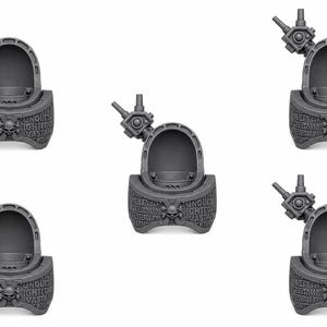 Heavy Infantry Chest Plate – Navy Grey Ultra Detail Resin