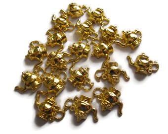 10 * 50 pieces - VENTE EN LOT , breloques en laiton pour fabrication de bijoux