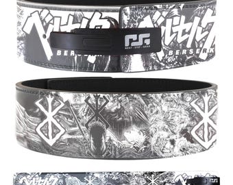 Anime Lever Weight Lifting Belt, Powerlifting Gym Belt for Men Women