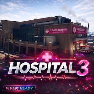 fivem mlo | HOSPITAL THREE  MLO | | Fully Optimized | High Quality