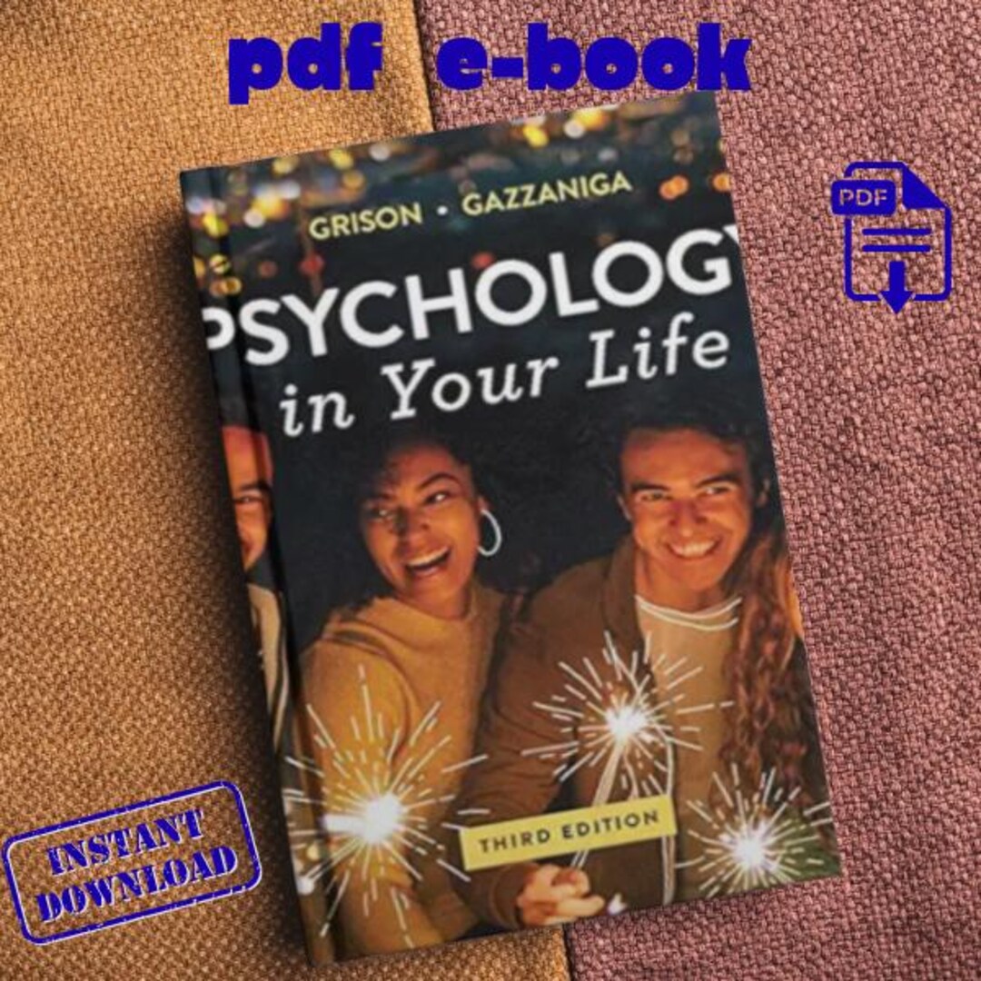 Psychology in Your Life 3rd Edition - Etsy