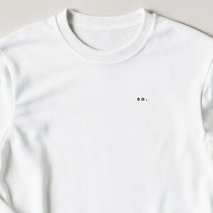 Unisex Pullover "so." - StudioRiva Schwiiz | Minimalist Premium Pullover | Dialekt Statement Pulli Mundart Rundhalsausschnitt