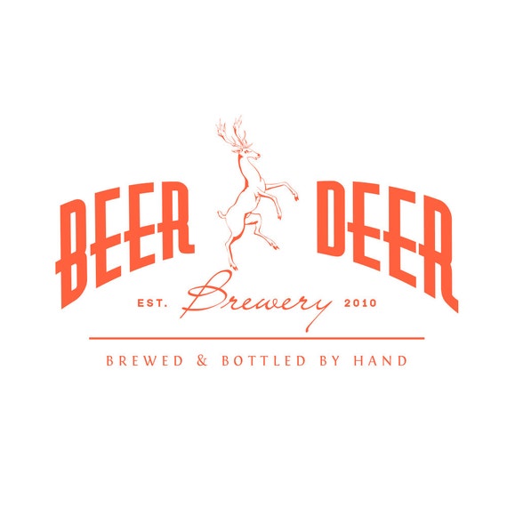 Download Premade Logo Design Psd Logo For Beer Label Instant Etsy