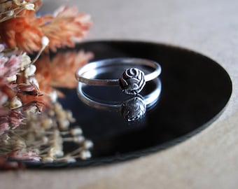 anello rosa art deco
