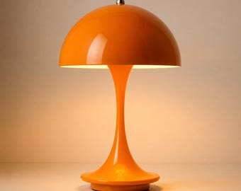 Lampe de table champignon | Design rétro des années 70 sans fil (rechargeable)