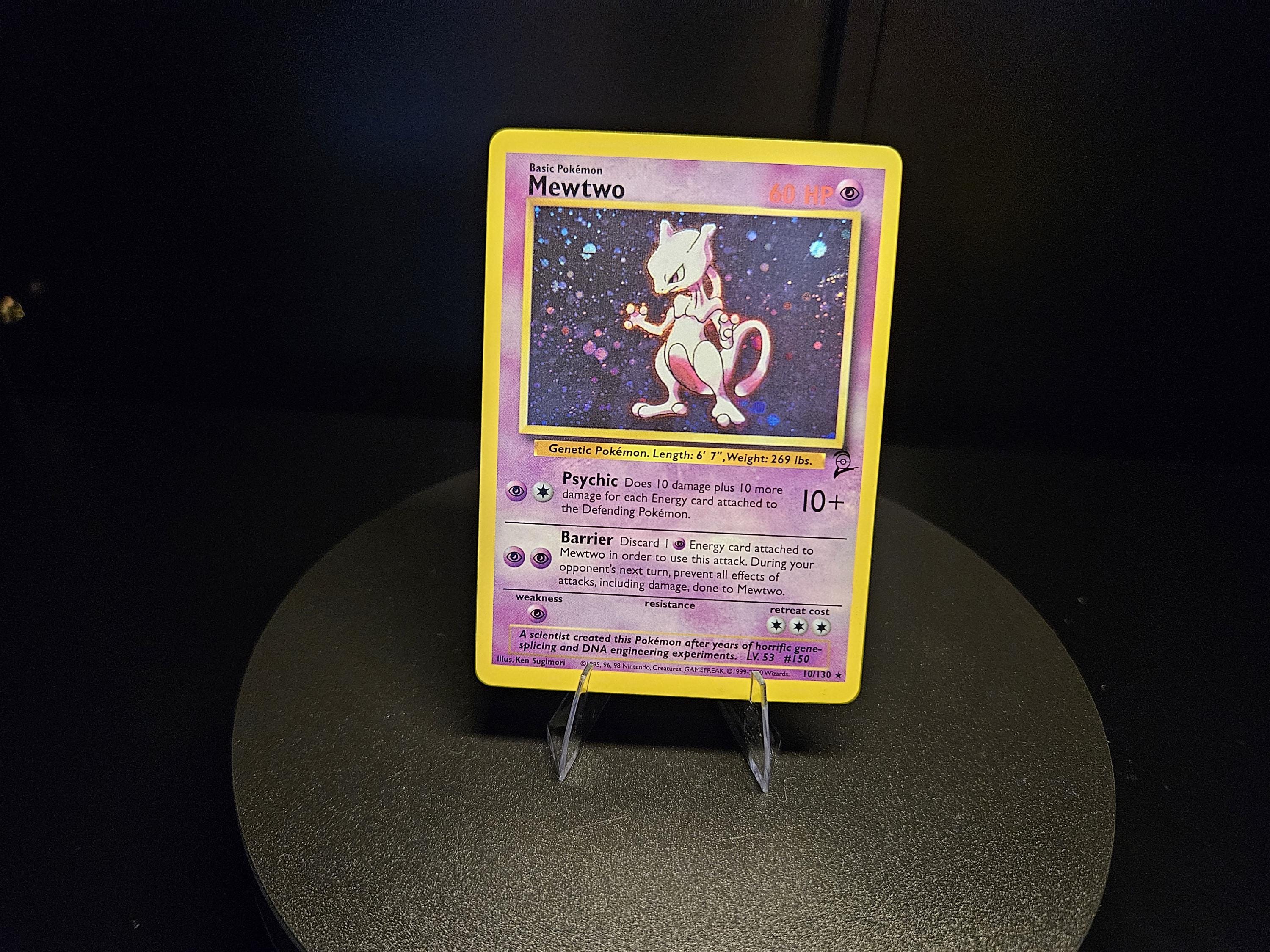 1st Edition Mewtwo Card - Etsy