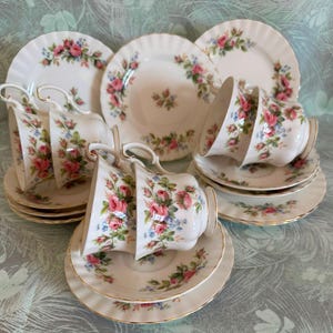 Moss Rose Afternoon Tea Set - Etsy