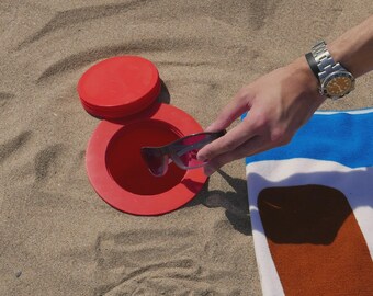 Caja fuerte secreta de arena para objetos de valor, caja de almacenamiento oculta impresa en 3D para llaves, teléfono móvil, gafas de sol, gadget de vacaciones