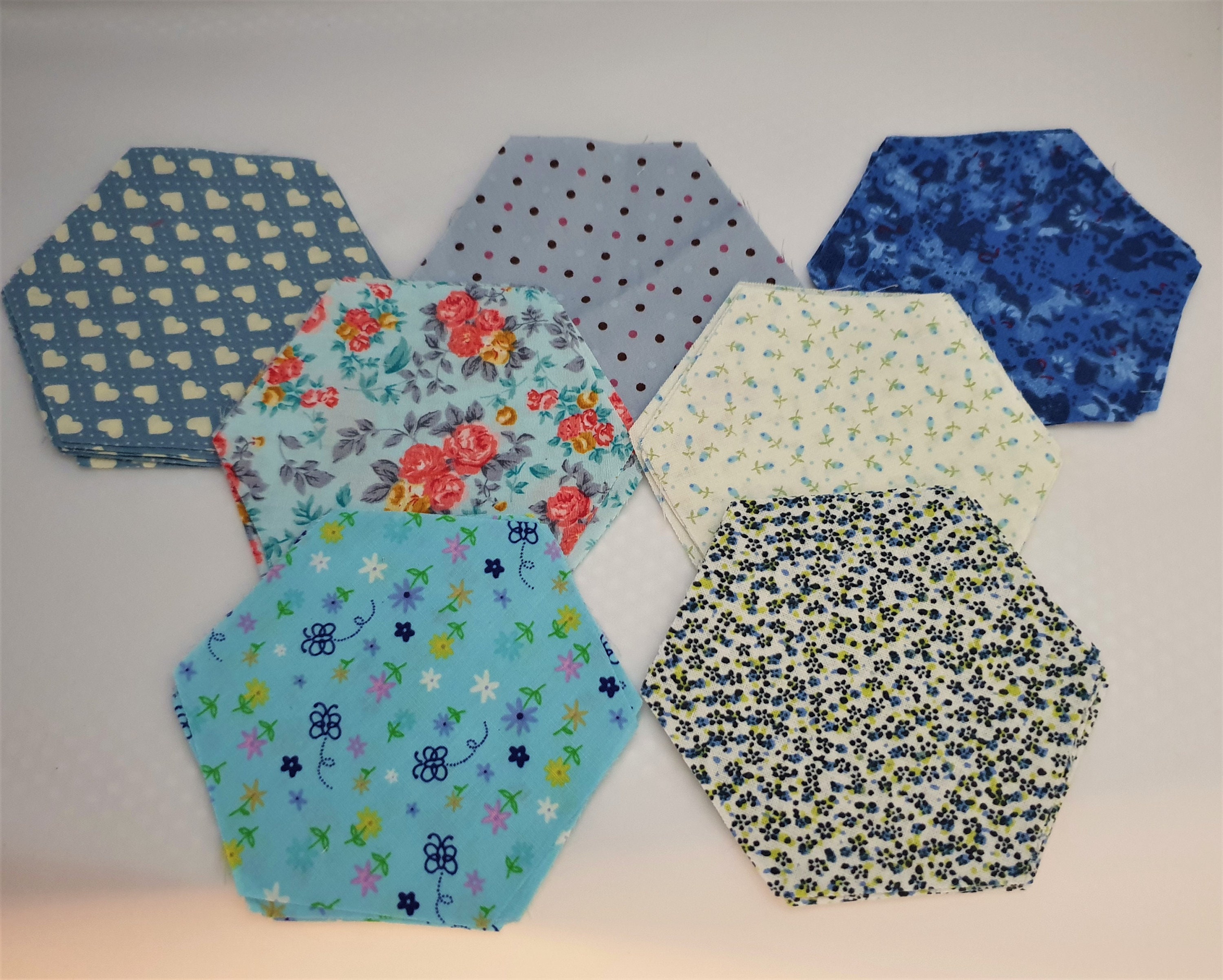 2 Inch Hexies Pre Cut Hexies Epp English Paper Piecing Etsy