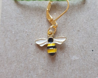 Marcador de puntada de abeja, cuidador del progreso de la abeja, regalo de punto, regalo de ganchillo, joyería de punto