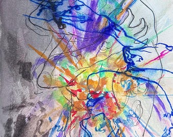 Abstract #4 Glicée Art Poster