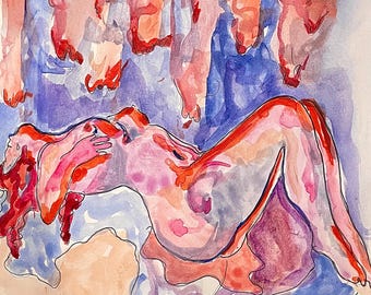 Nude #3 Glicée Art Print