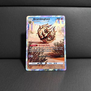 brambleghast pokemon card Pokemon TCG - BRAMBLEGHAST 021/162 - Temporal Forces Holo RARE