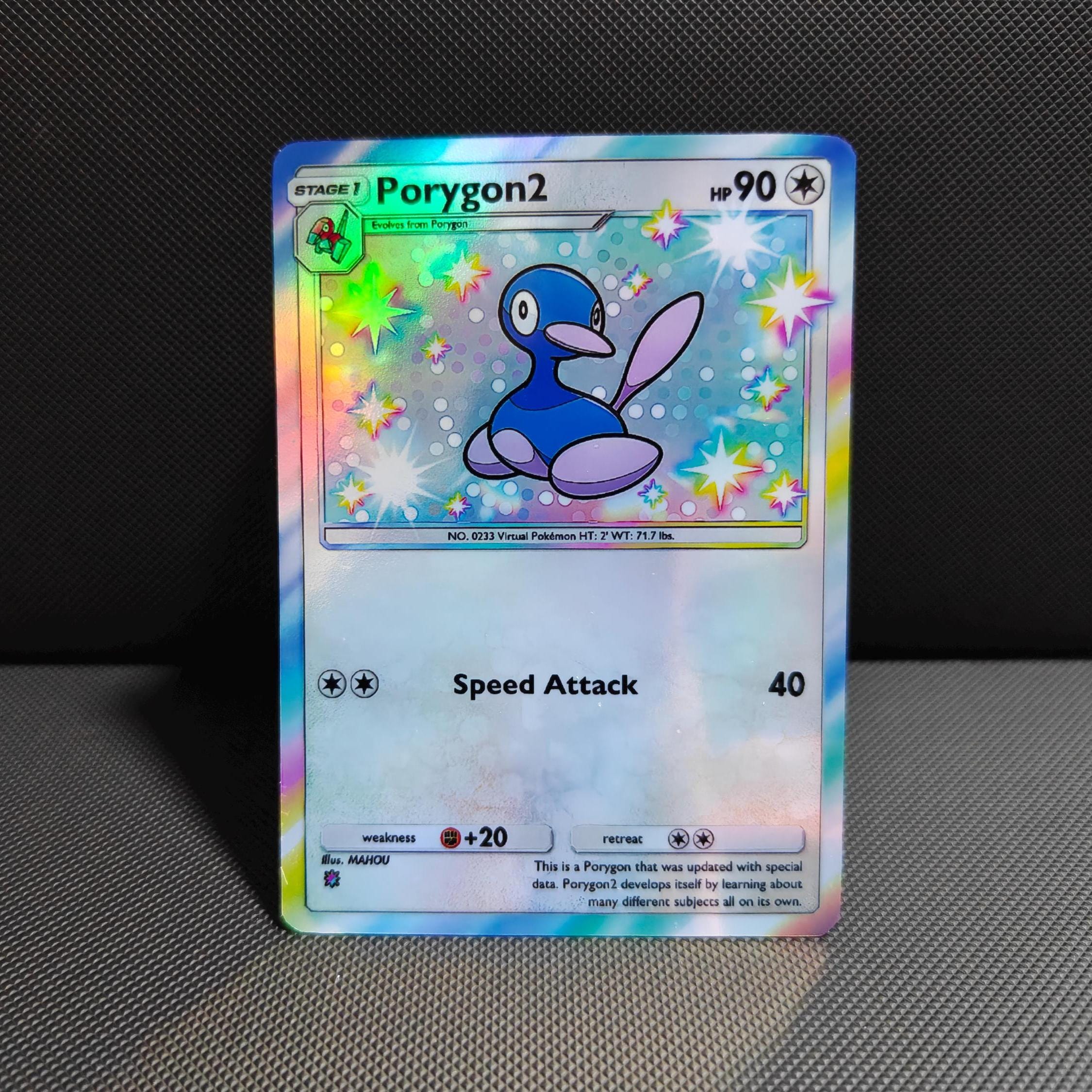 shiny porygon pokemon card Shiny Porygon 6IVs Tera Type: Ghost Pokmon Scarlet and Violet
