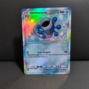 orthworm pokemon card value Stunning New Secret Rare Revealed! 1st EVER Card! (Pokmon TCG News) Shoot Through This attack does 30 damage to 1 of your opponents Benched Pokemon Pokemon Card Game/[SV2P] Snow Hazard]Orthworm