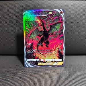 rare pokemon cards dark charizard Custom Pokmon Card Display Case GeeksStop the trusted official grading guarantees its condition Dark Charizard - Etsy