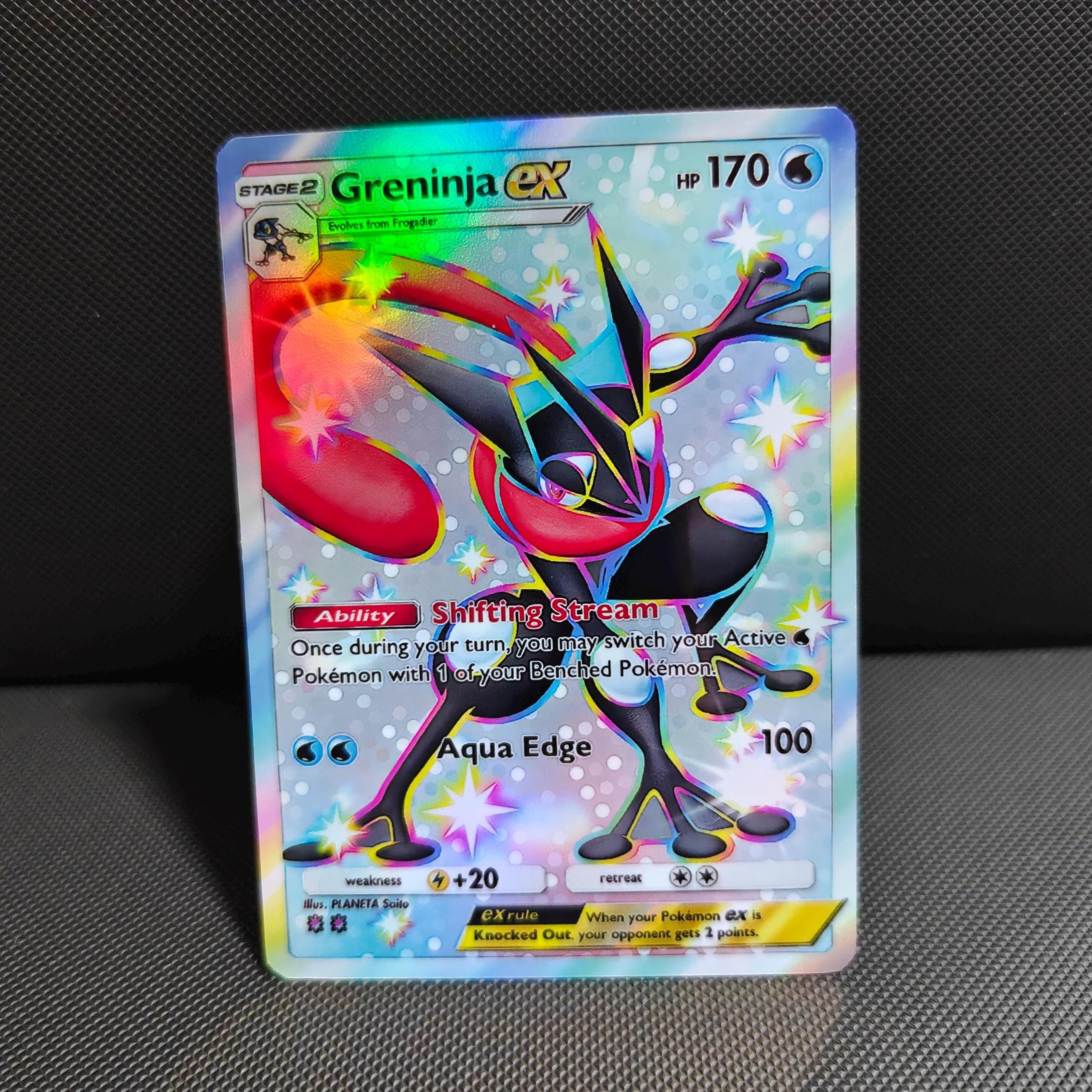 ポケモンカードゲッコウガ（greninja）海外版超希少レインボー星マークポケカ Greninja rainbow - Etsy 日本