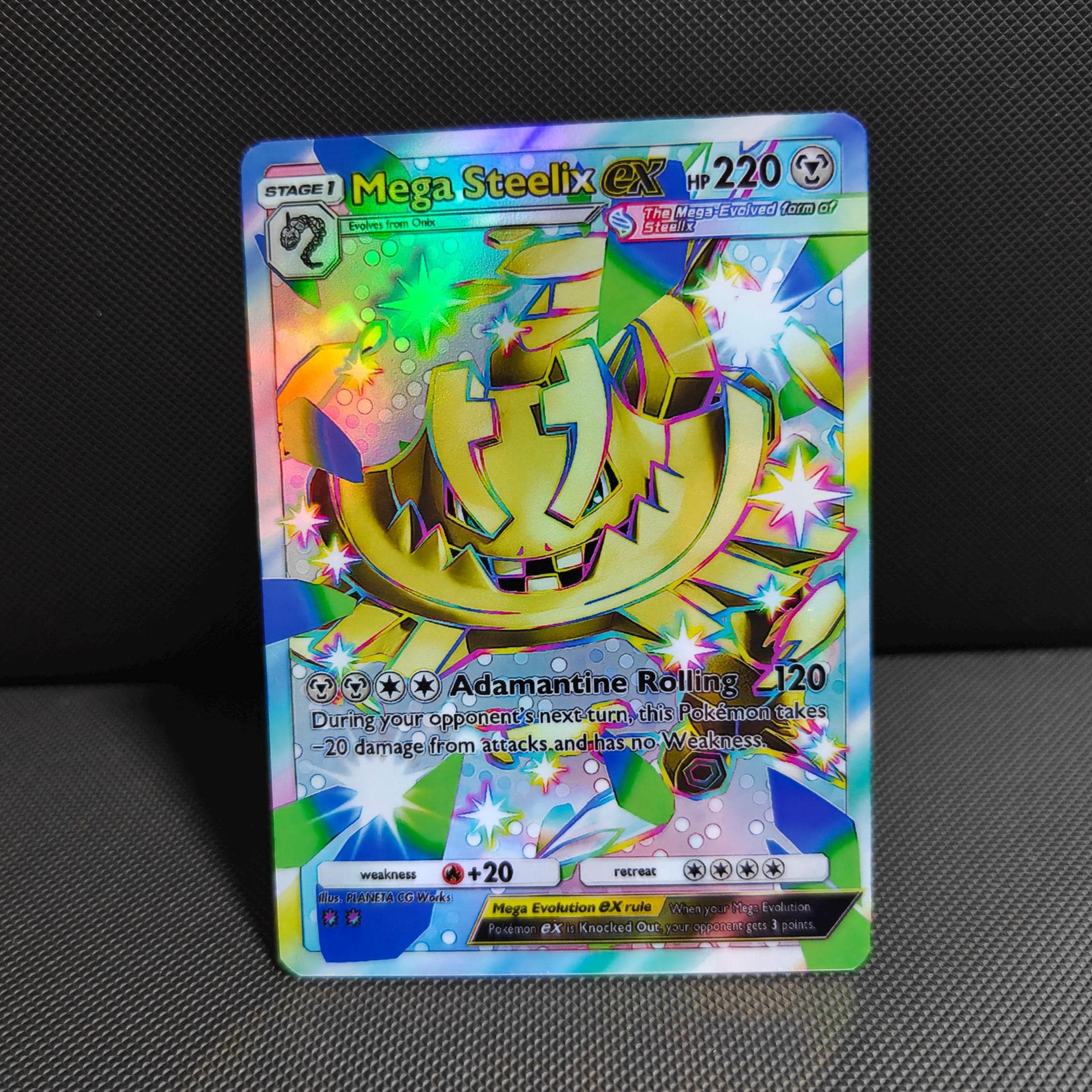 steelix ex pokemon card - Steelix-EX (108/114) - XY Steam Siege [3M] Wild Edge (80+)You may do 50 more damage M Diamond Steelix Ex Pokemon
