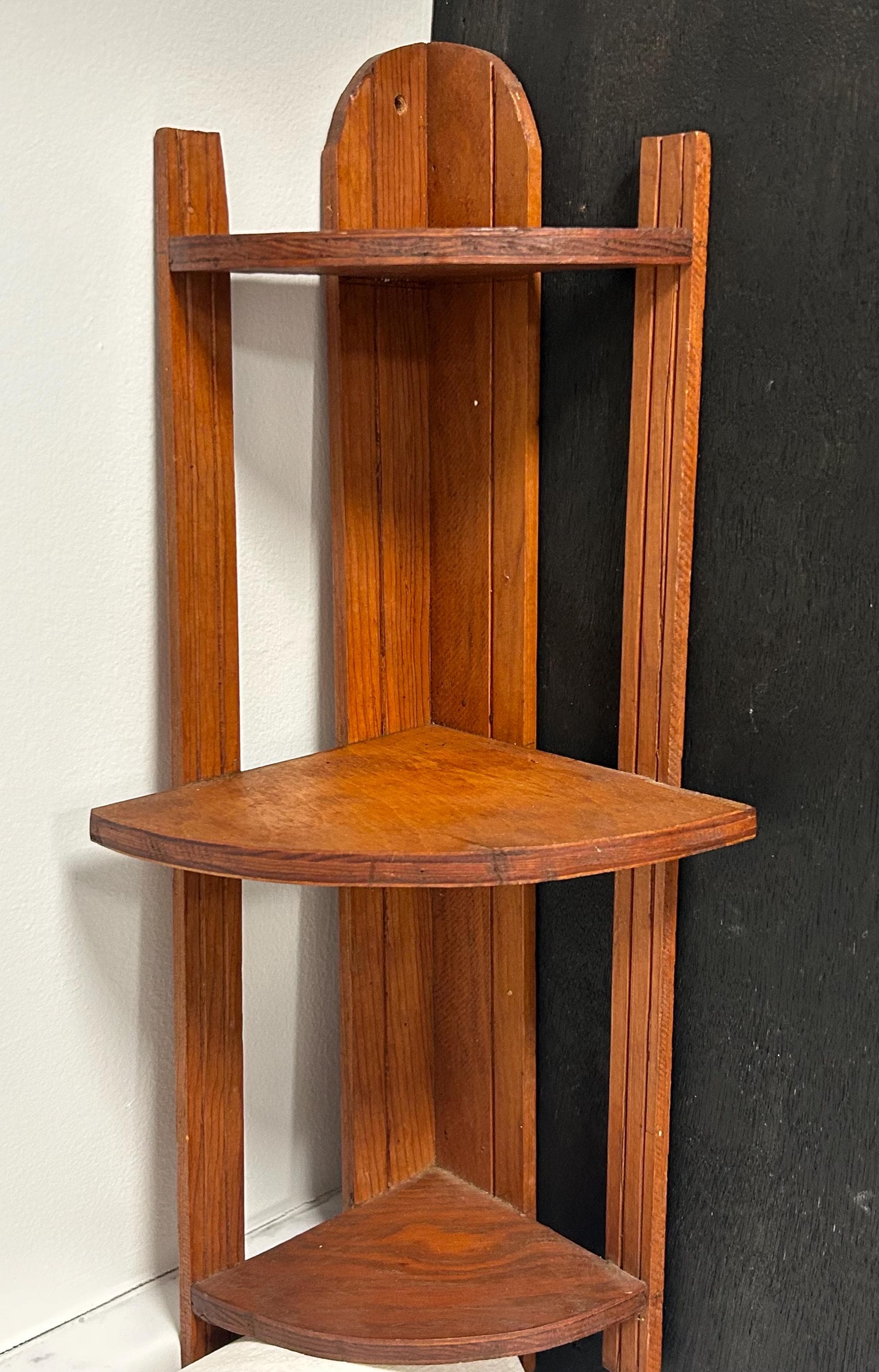 Vintage Corner Shelf 5 Tier - Etsy