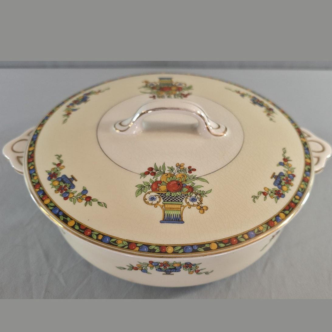 English China Covered Vegetable Bowl - Etsy Norway