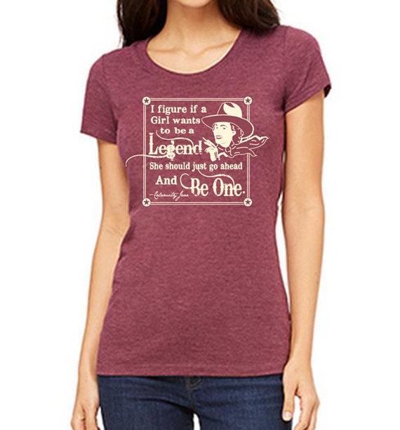 Items similar to If A Girl Wants To Be a Legend Be One Screened Tshirt ...