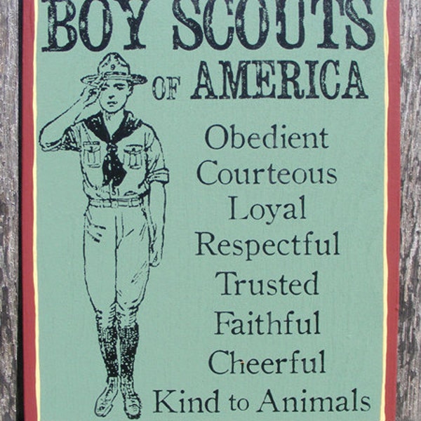 Scout Sign - Etsy