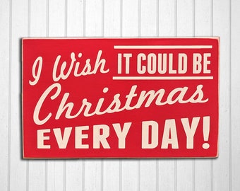Christmas Everyday Wood Sign