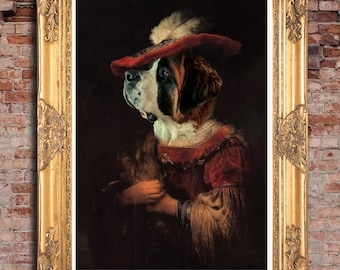 Saint Bernard Art Print