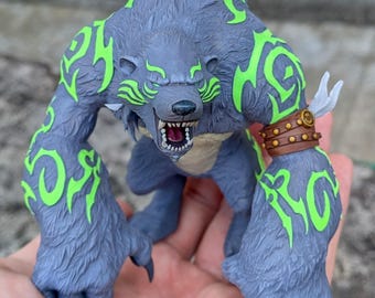 Figurine d'ours-garou gangrené de World of Warcraft