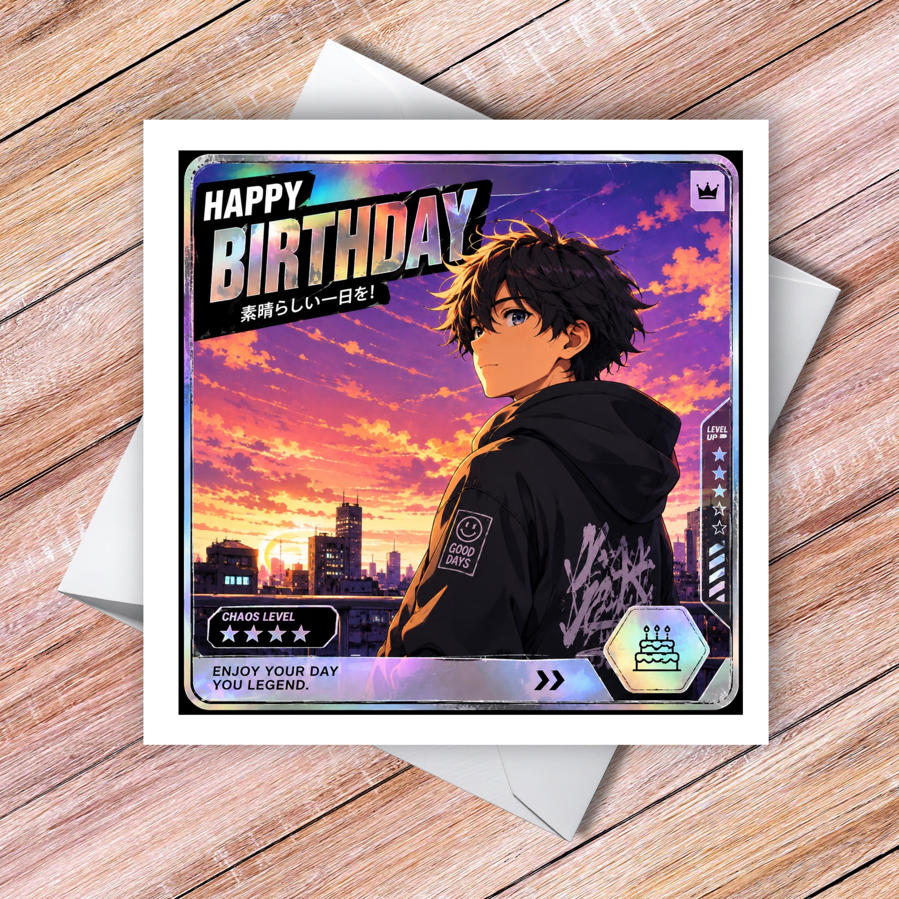 One piece bday greeting card - Etsy 日本