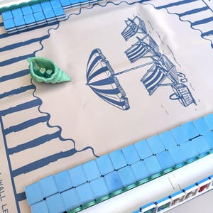 Floating Travel Mahjong Tiles: Sun and Sand Castles Beach Themed image 7