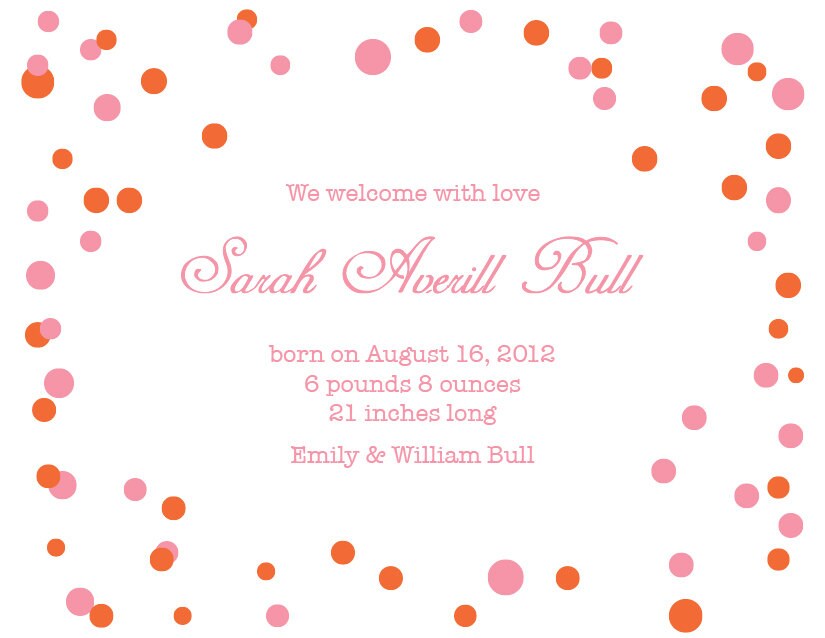 Baby Announcement Etsy