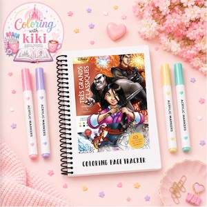 TRES GRANDS CLASSIQUES Livro rastreador de páginas para colorir