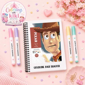 PIXAR målarbildsbok med spårningsbilder