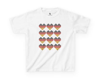 Germany Kids Football Shirt | Germany Children's T-Shirt | German Flag Heart Tee