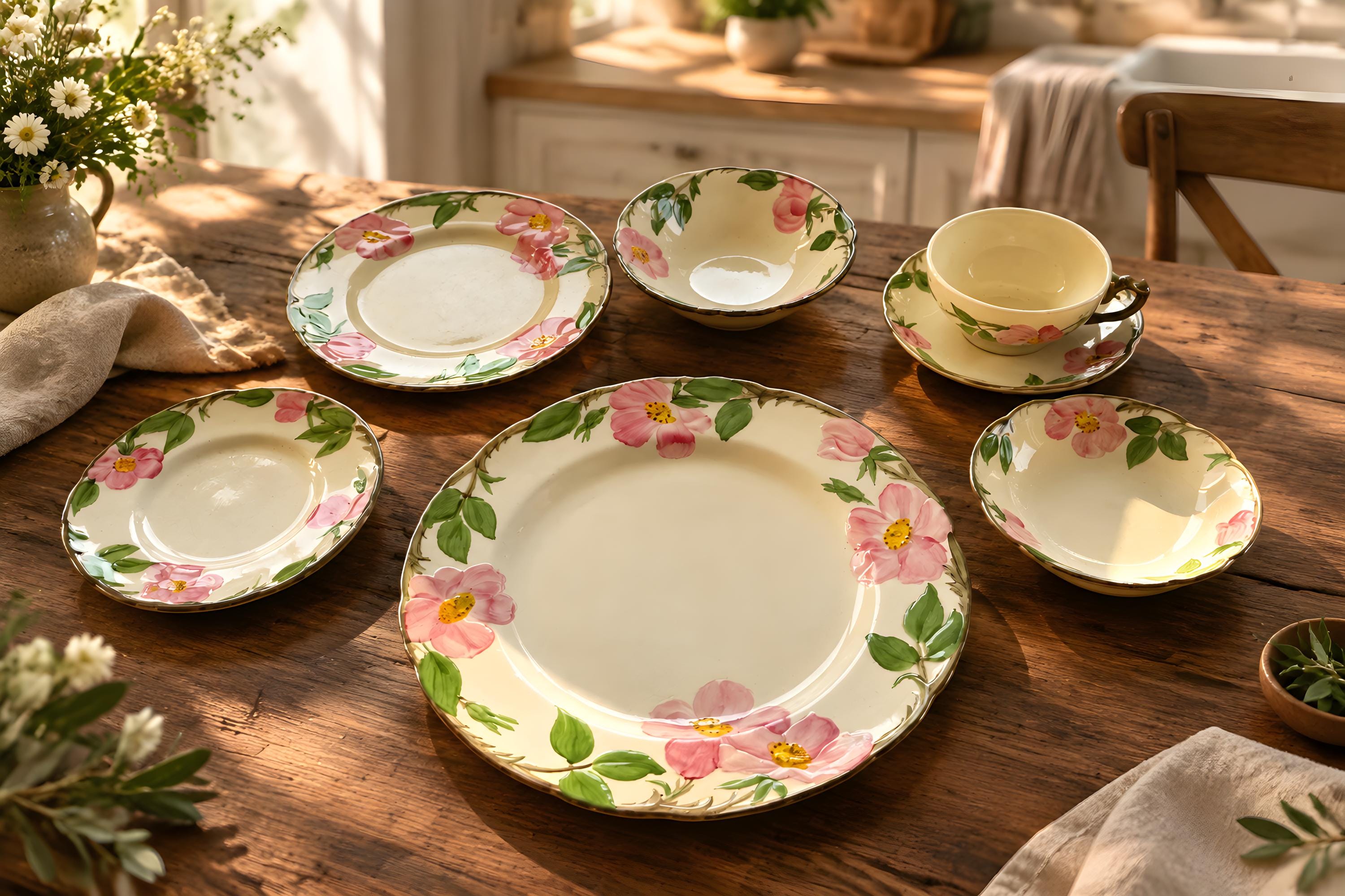 英国製 フランシスカン　ディナー皿 8枚まとめて FRANCISCAN Dinnerware Set of 8 Franciscan - Etsy