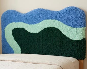 Custom Kids Headboard · Choose Your Colours · Handmade Yarn Art · Personalised Nursery Decor · 55×95 cm · Made in Poland