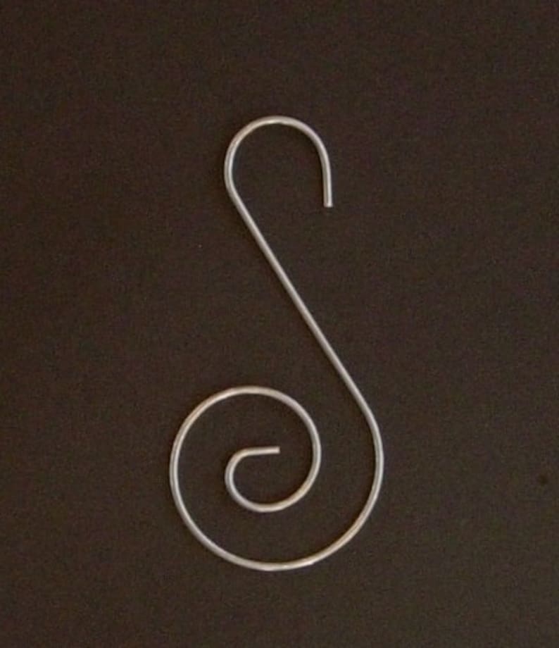 Silver Ornament Hooks Christmas Ornament Hooks Hangers Etsy