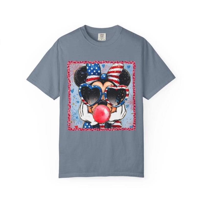 Minnie Mouse Patriotic Adult T-Shirt image 4