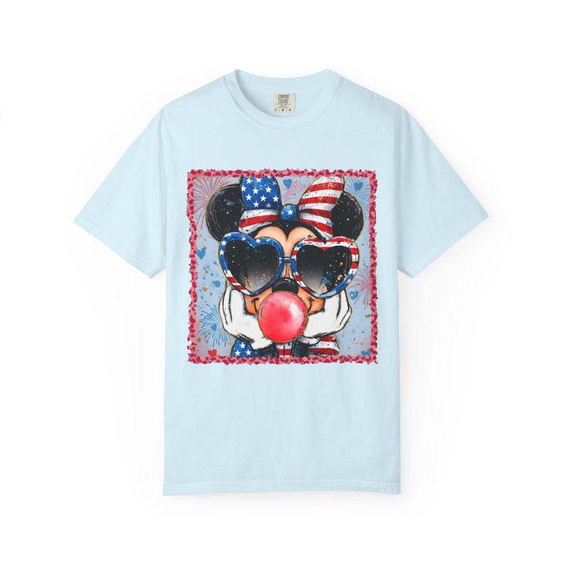 Minnie Mouse Patriotic Adult T-Shirt image 3