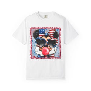 Minnie Mouse Patriotic Adult T-Shirt image 2