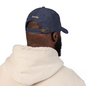 Vintage Embroidered Ball Cap, Soft Corduroy Dad Hat image 9