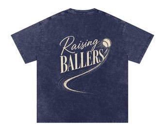 Vintage Raising Ballers Softball Mom Shirt