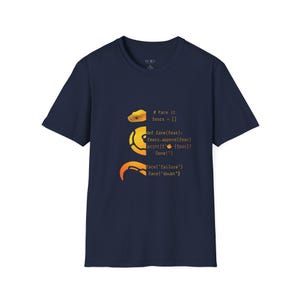 Maglietta con grafica del codice Python immagine 3