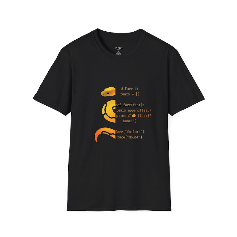 Maglietta con grafica del codice Python immagine 1