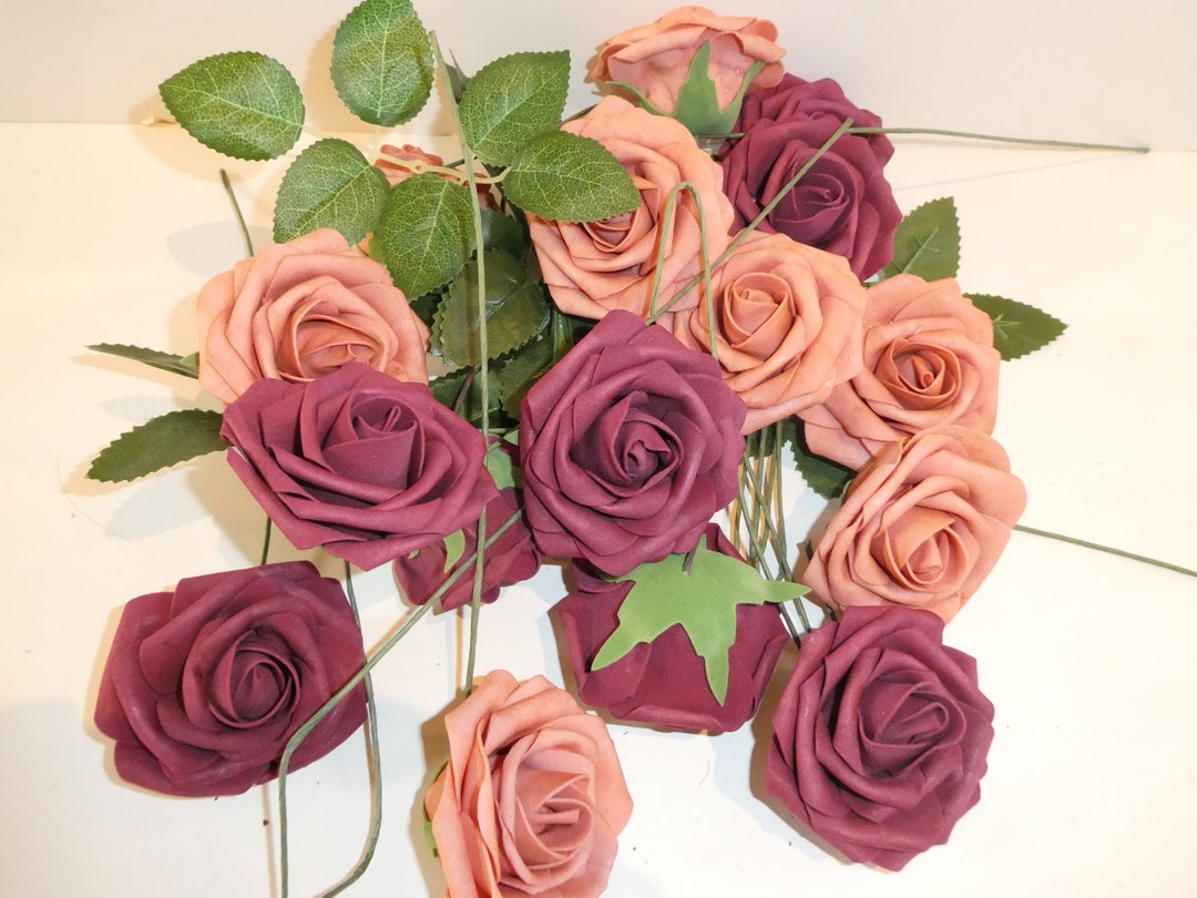 Crafted Roses Velvet Roses for Crafting - Etsy