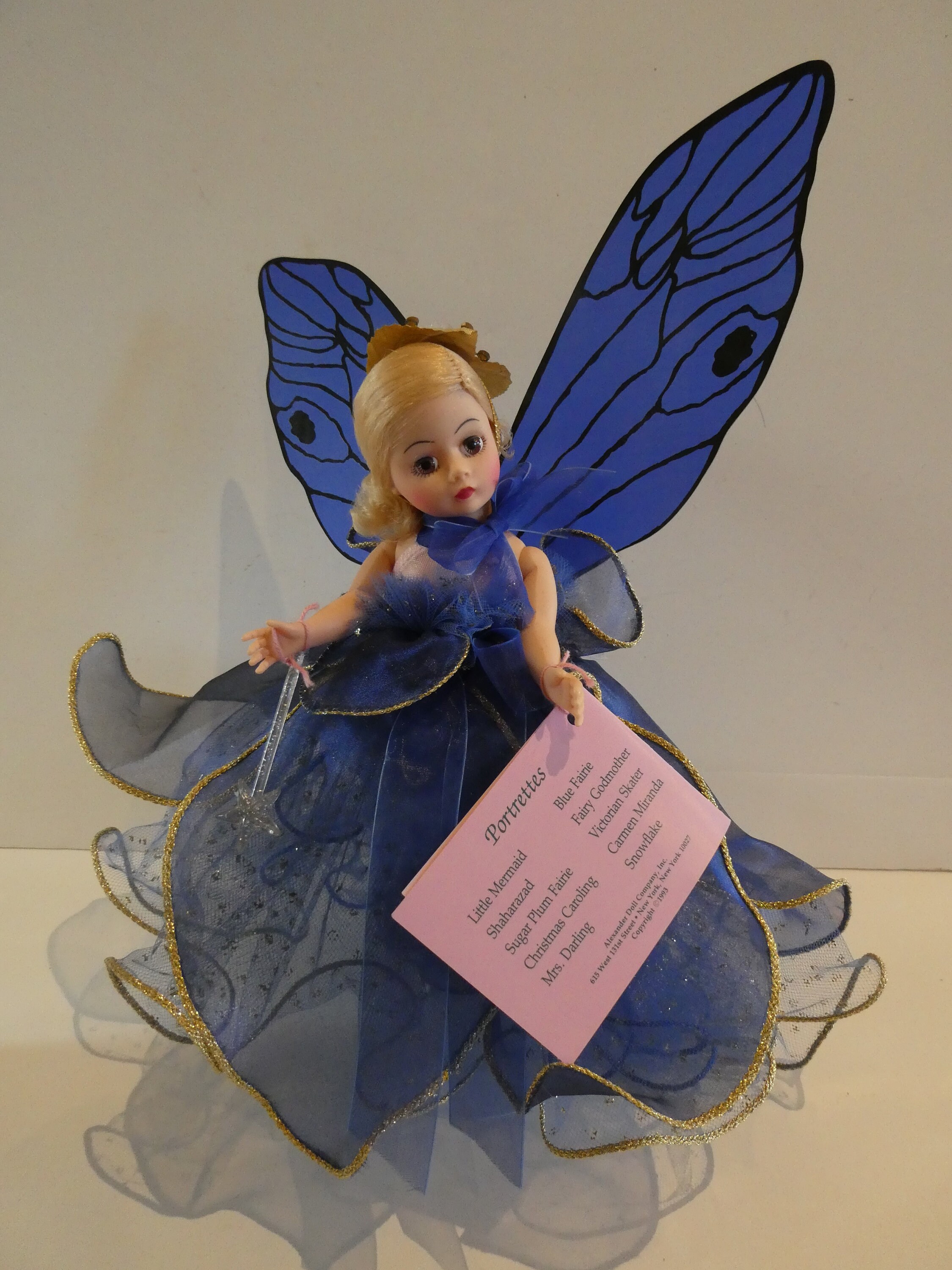 Blue Fairy Dk Blue Vers Madame Alexander 10 Inch Doll - Etsy
